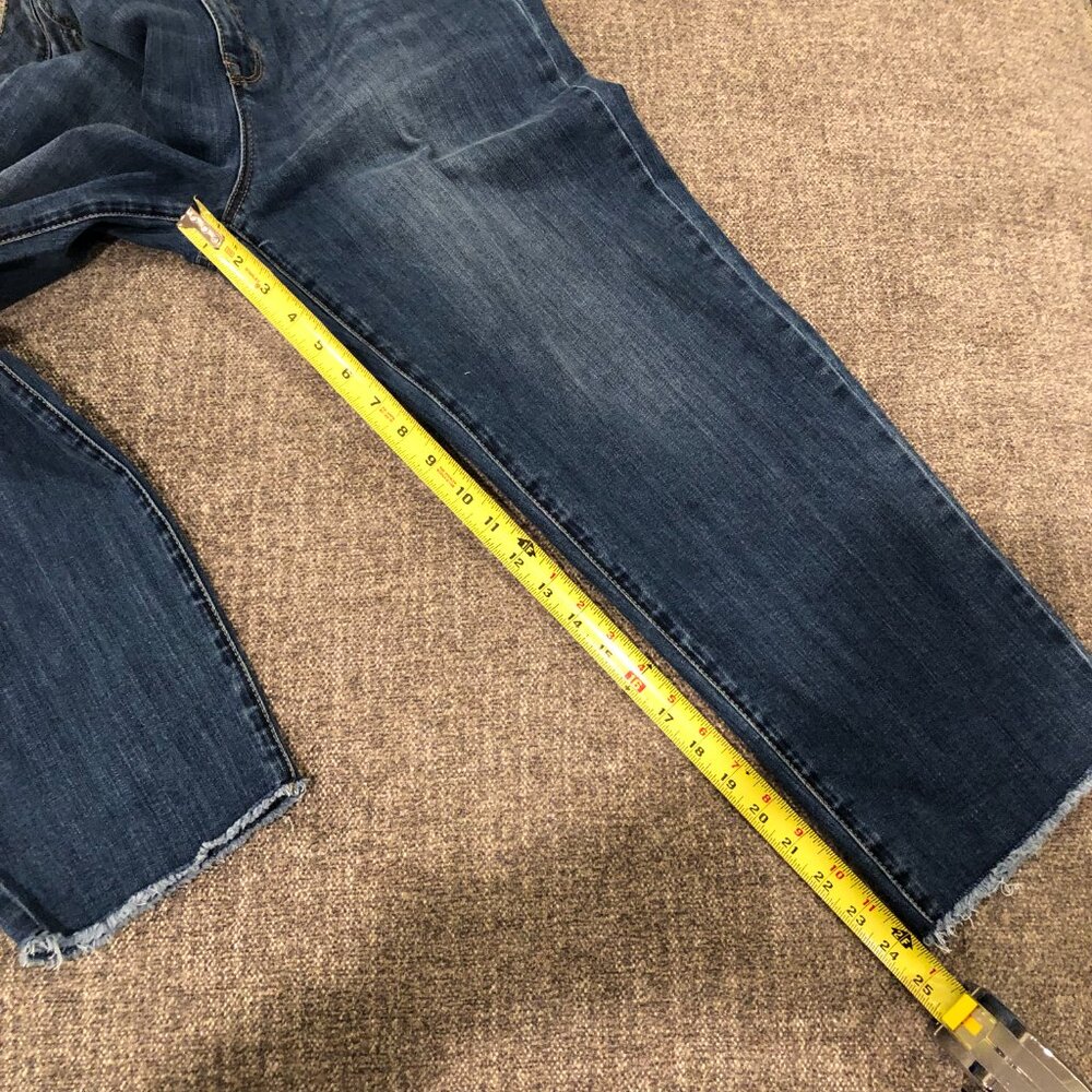 Seven7 Tower Straight Crop Jeans, Size 12 - Picture 3 of 9